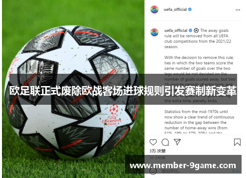 欧足联正式废除欧战客场进球规则引发赛制新变革